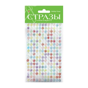 НАБОР САМОКЛЕЯЩИХСЯ СТРАЗ №81 "РАДУЖНЫЙ", 1 ЦВ.
Арт. 2-341