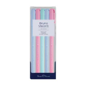 Набор из 5-ти ручек BrunoVisconti®
гелевые, 0.5 мм, 
SimpleWrite. ZEFIR
Арт. 20-0294-5