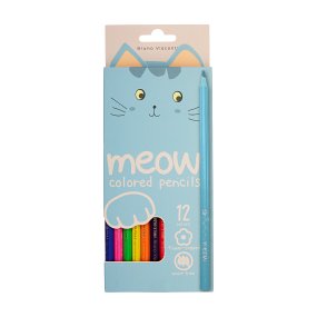 Карандашии цветные BrunoVisconti®
12  цветов, грифель 3 мм
Meow
Арт. 30-0132