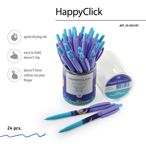 Ручкa BrunoVisconti
шариковая автоматическая, 0.5 мм, синяя
HappyClick «МИШКА НА ЛУНЕ»
Арт. 20-0241/01: фото #6