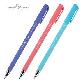 Ручкa BrunoVisconti
шариковая, 0.5 мм, синяя
SlimWrite. JOY
Арт. 20-0053