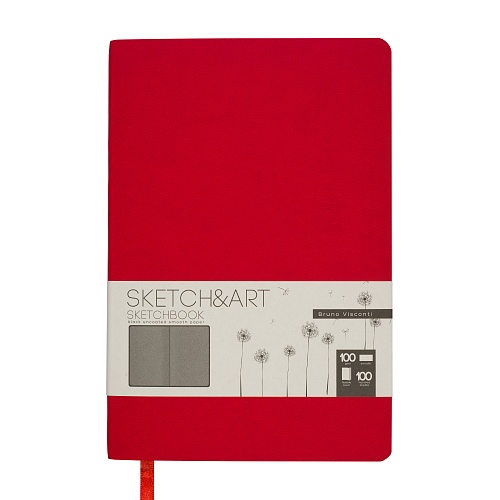 Sketchbook BrunoVisconti® красный
140х210  мм, 100  л., 100 г/кв.м, черная бумага
гибкая обложка
"Sketch&Art"
Арт. 1-524/02: фото #1