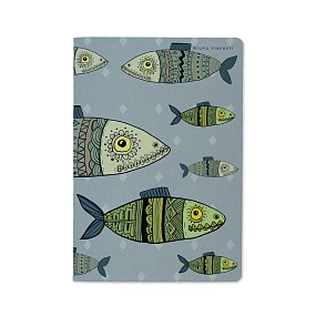 Тетрадь общая BrunoVisconti®
А5 (147 х 210 мм)
"РЫБА МОЯ!" 40 л., клетка
Арт. 7-40-001/06