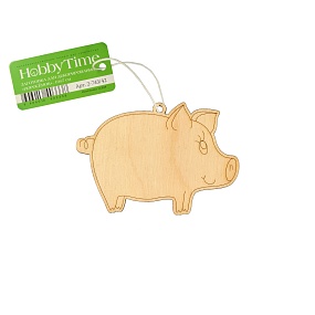 ЗАГОТОВКА ДЛЯ ДЕКОРИРОВАНИЯ. "ПОРОСЁНОК" 8Х6 СМ.
Арт. 2-743/42