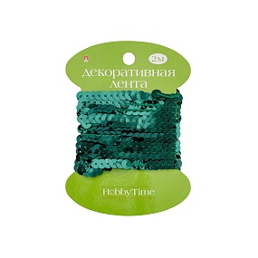 ЛЕНТА ИЗ ПАЙЕТОК, ДЛИНА 2 М., ЗЕЛЕНАЯ ГАММА, 3 ВИДА
Арт. 2-611/08