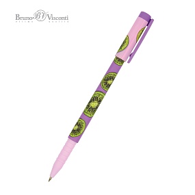 Ручка BrunoVisconti®
шариковая, 0.5 мм, синяя
FunWrite «ФРУКТОВАЯ ЭКЗОТИКА. КИВИ»
Арт. 20-0212/91
