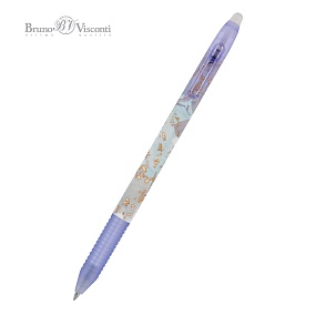 Ручка гелевая пиши-стирай автоматическая BrunoVisconti®
"PRIMAVERA"0.5 мм, синяя
Арт. 20-0319/70