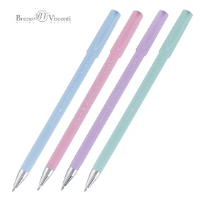 Ручкa BrunoVisconti
шариковая, 0.5 мм, синяя
SlimWrite. ZEFIR
Арт. 20-0204