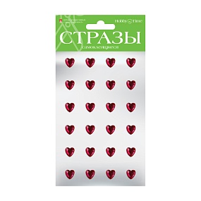 НАБОР САМОКЛЕЯЩИХСЯ СТРАЗ №49 "СЕРДЕЧКИ-3" 12 ММ, 6 ЦВ.
Арт. 2-103/3