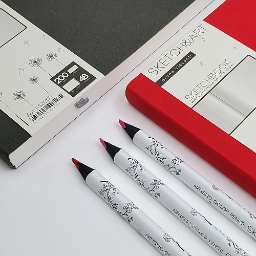Sketchbook BrunoVisconti® красный
210х140  мм, 48  л., 200 г/кв.м, белая бумага
гибкая обложка
"Sketch&Art"
Арт. 1-521/02: фото #6