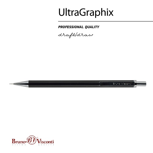 Карандаш BrunoVisconti®
механический, 0.3 мм, НВ, с ластиком
UltraGraphix
Арт. 21-0033: фото #18
