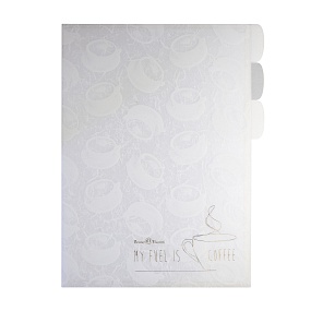 Папка-уголок BrunoVisconti®
с тремя отделениями                       
 А4 (23,5 х 31 см) 
"КОФЕ БРЭЙК"
Арт. 14-035/06