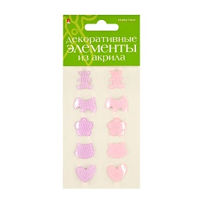 ДЕКОРАТИВНЫЕ ЭЛЕМЕНТЫ ИЗ АКРИЛА НАБОР №18 "ФИГУРКИ МИКС 1"
Арт. 2-336/18