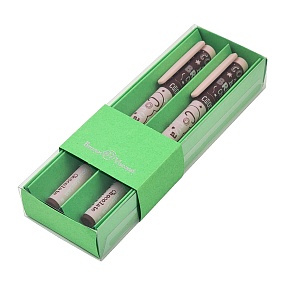 НАБОР ИЗ 2-Х РУЧЕК "FunWrite. Coffee Time. Глясе" ШАРИКОВАЯ, 0.5 ММ, СИНЯЯ (салатовый футляр)
Арт. 20-0212/6767