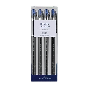 НАБОР ИЗ 4-Х РУЧЕК "DeleteWrite.xPro" Nero  СО СТИРАЕМЫМИ ЧЕРНИЛАМИ  0.5 ММ, СИНЯЯ
Арт. 20-0332-4/1