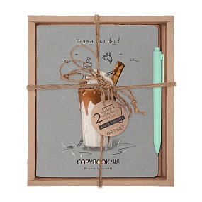 НАБОР ПОДАРОЧНЫЙ "NICE DAYS. Молочный коктейль" (ДВЕ ТЕТРАДИ И РУЧКА)
Арт. 7-48-1278-2/3