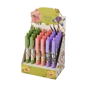 РУЧКА "FLORA.BLOOM FLOWERS" ШАРИКОВАЯ АВТОМАТИЧЕСКАЯ, 0.5 ММ, СИНЯЯ
Арт. 20-0466/01