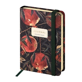 ЗАПИСНАЯ КНИЖКА "MEGAPOLIS JOURNAL" А6, 100 Л.  НА РЕЗИНКЕ "FLORA.ГРАНАТЫ", ЛИНЕЙКА
Арт. 3-478/24