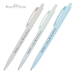 Ручка шариковая автоматическая BrunoVisconti®
"SLIMCLICK"0.5 мм, в тубе Milky
Арт. 20-0316
