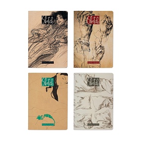 SKETCHBOOK BrunoVisconti®
140х210  мм, 36 л.
Бежевый 110 г, Декоративная нить
Арт. 3-584/01
обложка в ассортименте