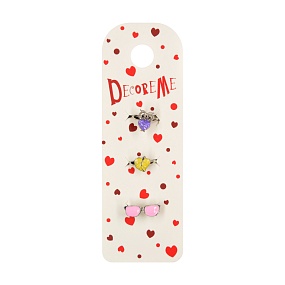 КОЛЬЦО 3 ШТ, 6 ВИДОВ
Арт. 2-791/04