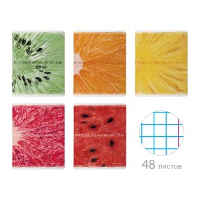 Тетрадь общая Альт®
А5 (165 х 203 мм)
"EXOTIC FRUITS" 48 л., клетка
Арт. 7-48-1359
обложка в ассортименте