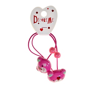 РЕЗИНКА ДЛЯ ВОЛОС "МИШУСТИКИ" 2 ШТ, 3 ЦВЕТА 
Арт. 2-713/05