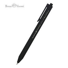 Ручка шариковая автоматическая BrunoVisconti®
0.38 мм, синий
PointClick Black
Арт. 20-0378