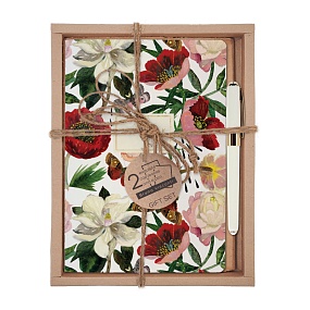 НАБОР ПОДАРОЧНЫЙ "ПИОНЫ" (ДВЕ ТЕТРАДИ BV И РУЧКА)
Арт. 7-40-104-3