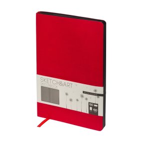 Sketchbook BrunoVisconti® красный
140х210  мм, 100  л., 100 г/кв.м, черная бумага
гибкая обложка
"Sketch&Art"
Арт. 1-524/02