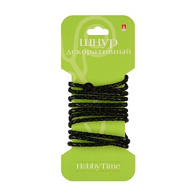 ШНУР ДЕКОРАТИВНЫЙ КОЖАНЫЙ ПЛЕТЕНЫЙ КРУГЛЫЙ, Ø 3 ММ, 1 М, ЧЕРНЫЙ
Арт. 2-154/36