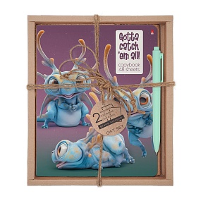 НАБОР ПОДАРОЧНЫЙ "ГЛАЗАСТИКИ. Глазастики с рожками" (ДВЕ ТЕТРАДИ И РУЧКА)
Арт. 7-48-1284-2/2