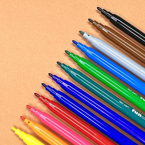 Фломастеры BrunoVisconti®
12 цветов FUNCOLOR
картонная коробка
Арт. 32-0067: фото #5