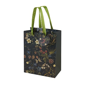 Пакет бумажный упаковочный подарочный BrunoVisconti®
 (180 х 230 х 100 мм)
"FLORA.ЛЕСНЫЕ ЯГОДЫ "
Арт. 2-851/03