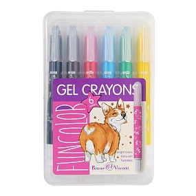 Мелки BrunoVisconti
восковые, 6 цветов
FunColor
пластиковый пенал
Арт. 31-0017