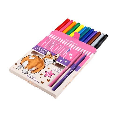 Фломастеры BrunoVisconti®
12 цветов FUNCOLOR
картонная коробка
Арт. 32-0067: фото #2