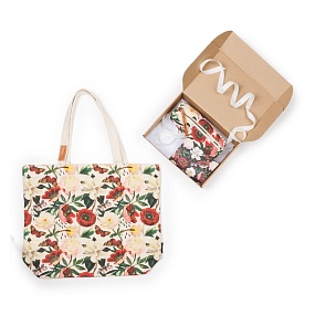 НАБОР ПОДАРОЧНЫЙ  "FLORA. ПИОНЫ" (ШОППЕР И КОСМЕТИЧКА S)
Арт. 16-006-01913