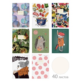 Тетрадь общая BrunoVisconti®
А5 (147 х 210 мм) 40 л., без линовки
Арт. 7-40-004/03
обложка в ассортименте