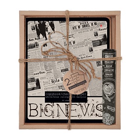 Набор подарочный "ГАЗЕТА-3" (две тетради и ручка в тубе)
Арт. 7-48-1146-3/3