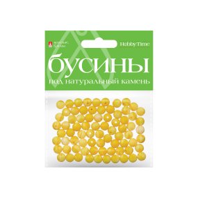 БУСИНЫ КРУГЛЫЕ ПОД НАТУРАЛЬНЫЙ КАМЕНЬ, Ø 8 ММ, 6 ЦВ
Арт. 2-581/01