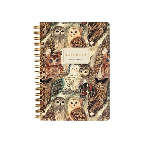 Тетрадь общая BrunoVisconti®
А6 (110 х 148 мм)
"FAUNA.ВОЛШЕБНЫЕ СОВЫ" 60 л., клетка
Арт. 7-60-005/17