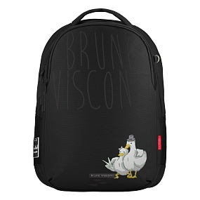 Рюкзак BrunoVisconti®
классический суперлегкий
черный с эргономичной спинкой
«ГУСИ»
Арт. 12-008-073/01