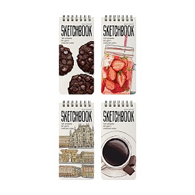 SKETCHBOOK BrunoVisconti®
105х220  мм, 120 л.
Пухлая 60 г, на гребне
Арт. 1-553/01
обложка в ассортименте