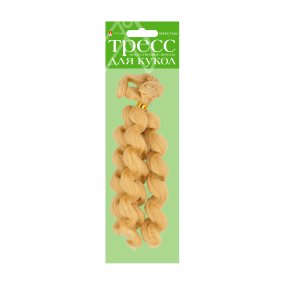 ТРЕСС ДЛЯ КУКОЛ, 15 СМ, 3 ЦВЕТА
Арт. 2-730/09