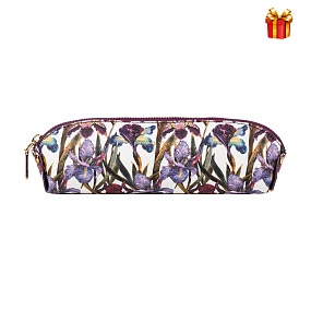 Косметичка BrunoVisconti®
 (22,5 х 6,5 х 8,5 см)
"FLORA.ИРИСЫ"
Арт. 14-097/07