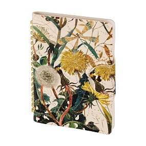 Ежедневник BrunoVisconti® недатированный
А6 (130 х 175 мм)
"FLORA.SUMMER GREENS" 272 стр.
Арт. 3-812/07