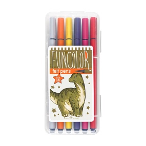 Фломастеры BrunoVisconti
12 цветов, 2 вида
пластиковый пенал
FunColor 
Арт. 32-0048