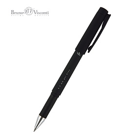 Ручка гелевая BrunoVisconti®
"ÉGOÏSTE" цвет корпуса черный
0.5 мм, в тубе Black
Арт. 20-0128