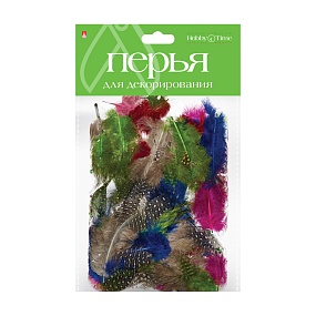 ПЕРЬЯ ДЛЯ ДЕКОРИРОВАНИЯ, ЭКЗОТИЧЕСКИЙ МИКС. 1 ВИД. НАБОР №6
Арт. 2-407/03
