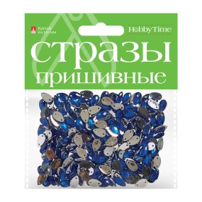 СТРАЗЫ ПРИШИВНЫЕ  "КАПЛЯ", 6х10 ММ, 10 ЦВ.
Арт. 2-338/01